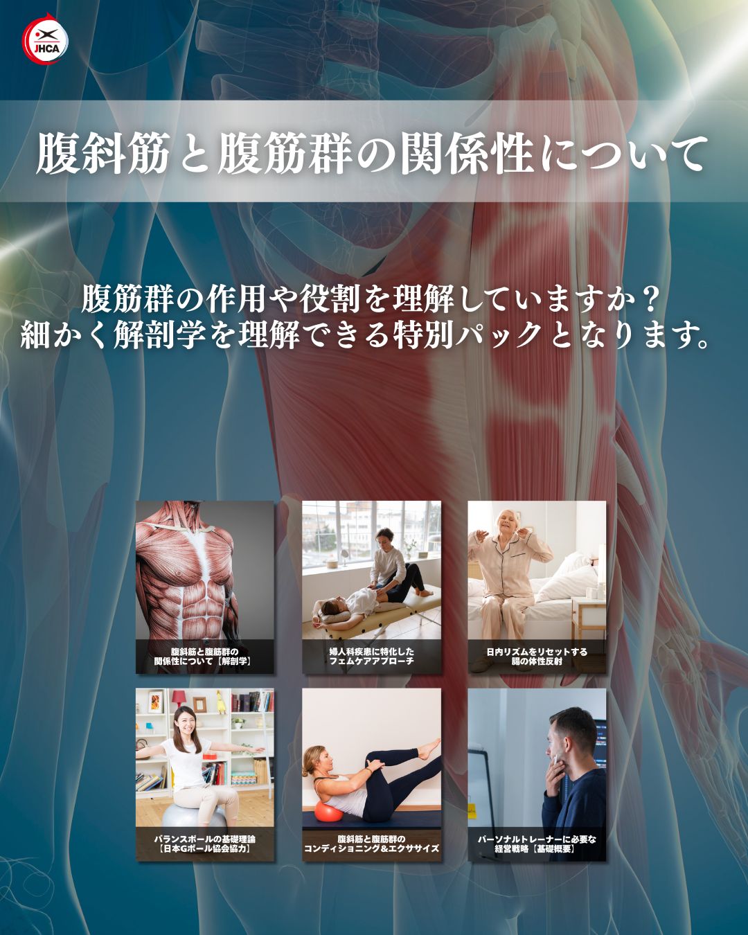 【最新作】腹斜筋と腹筋群の関係性について