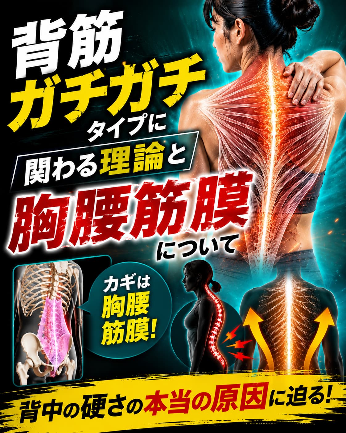 【動画セミナー】背筋ガチガチタイプに関わる理論と胸腰筋膜について