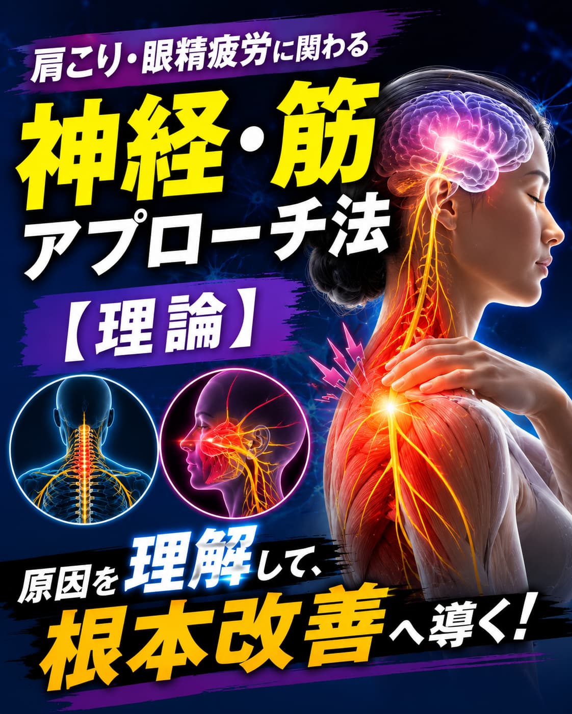 【動画セミナー】肩こり・眼精疲労に関わる神経・筋アプローチ法【理論】