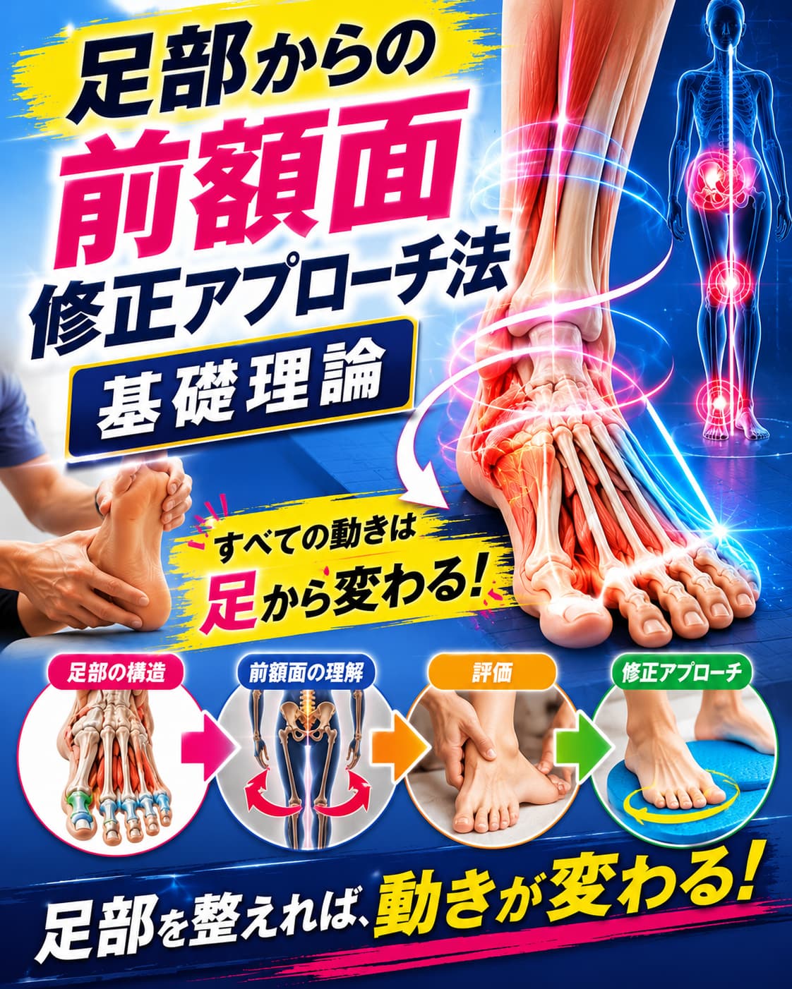 【動画セミナー】足部からの前額面修正アプローチ法【基礎理論】