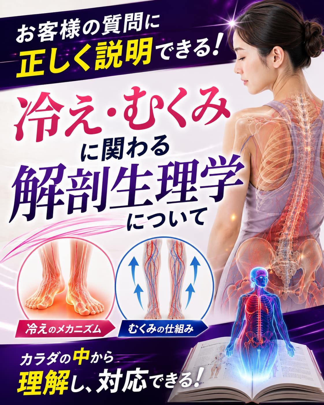 【動画セミナー】冷え・むくみに関わる解剖生理学について