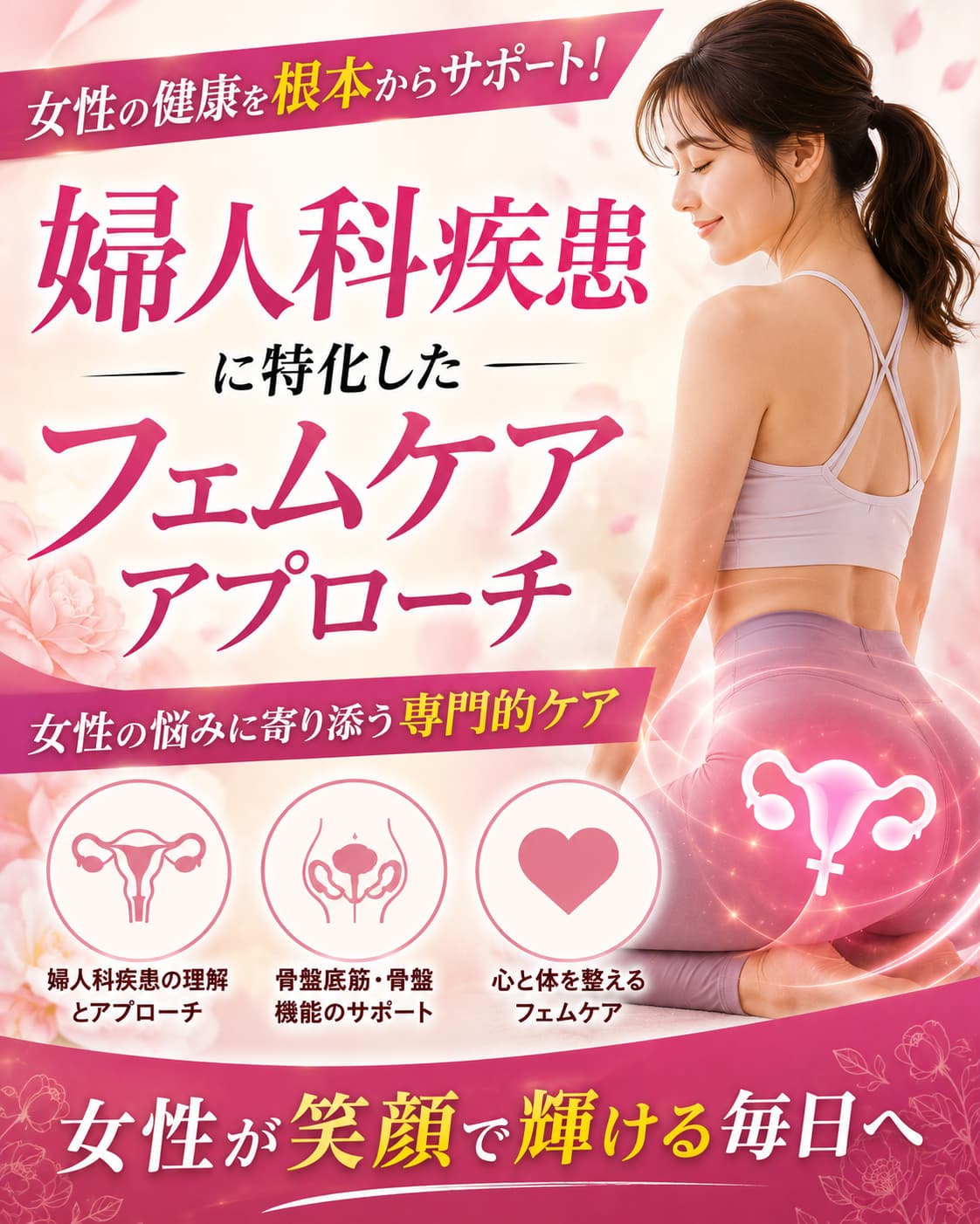 【動画セミナー】婦人科疾患に特化したフェムケアアプローチ