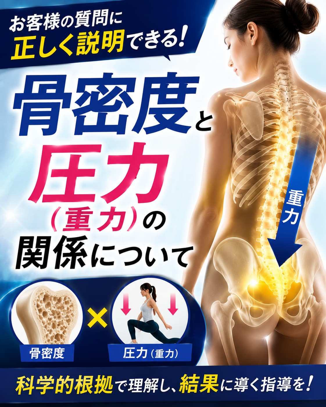 【動画セミナー】骨密度と圧力（重力）の関係について